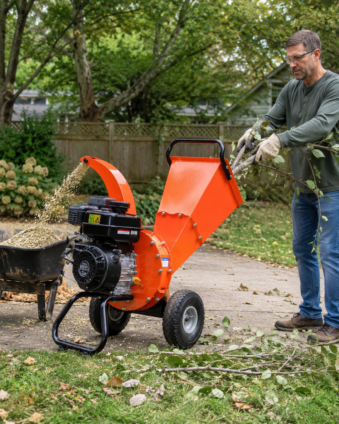 EFCUT C30 LITE Gas Wood Chipper Shredder Mulcher