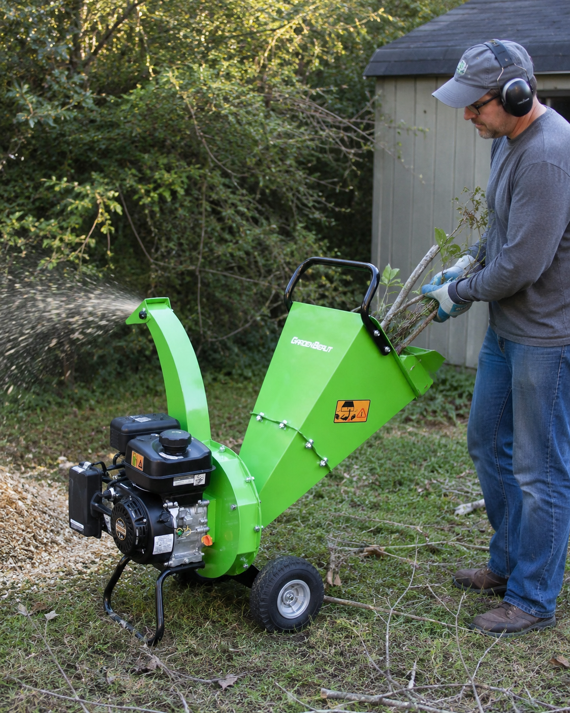 GardenBeaut S3 Gas Wood Chipper